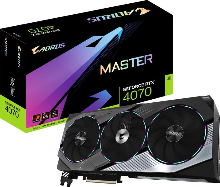 Produktbild Gigabyte Aorus GeForce RTX 4070 Master (12 GB)