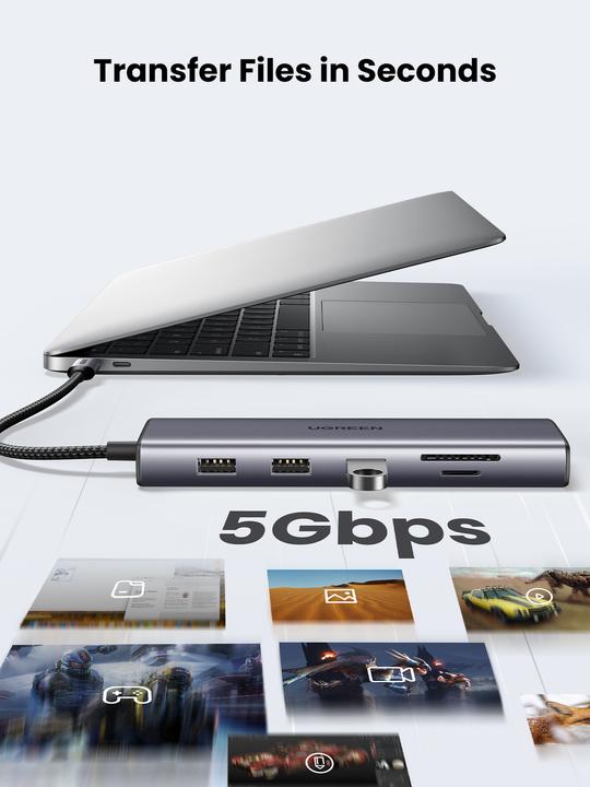 Produktbild Ugreen Hub (USB-C, 10 Ports)