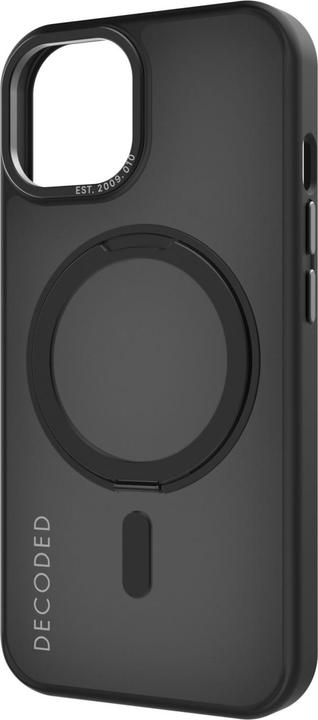 Actual product image Decoded Recycled Plastic Loop Stand Backcover iPhone 15 Black (Apple iPhone 15)