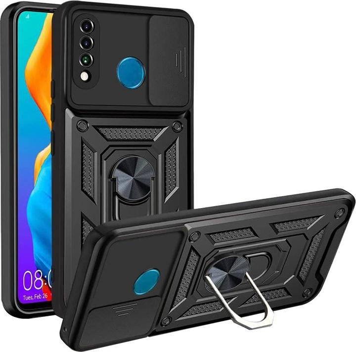 Produktbild Techsuit - CamShield Series - Huawei P30 Lite / P30 Lite New Edition - Black (Huawei P30 Lite New Edition, Huawei P30 Lite)