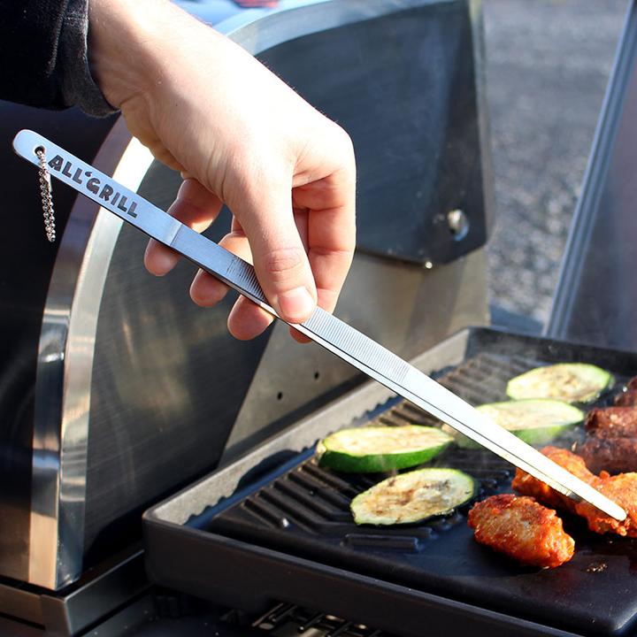 Actual product image All'Grill Stainless steel tweezers 45cm