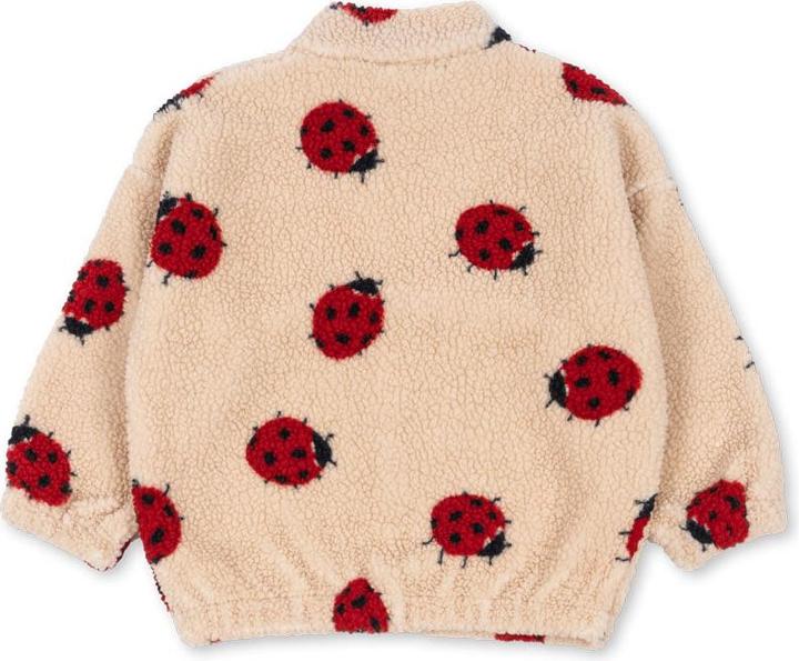 Actual product image Konges Slojd Jody Teddyjacke Ladybug Sand (122)