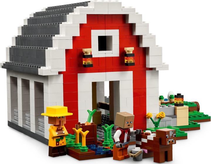 Actual product image LEGO The red barn (21187, LEGO Minecraft)