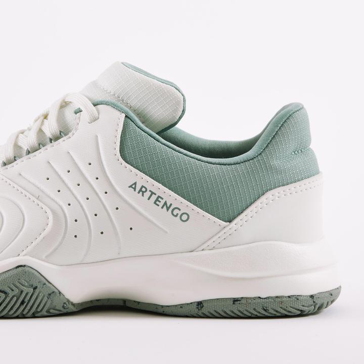 Actual product image Kuikma Kinder Tennisschuhe mit Schnürsenkel - TS Strong Jr weiss (38)