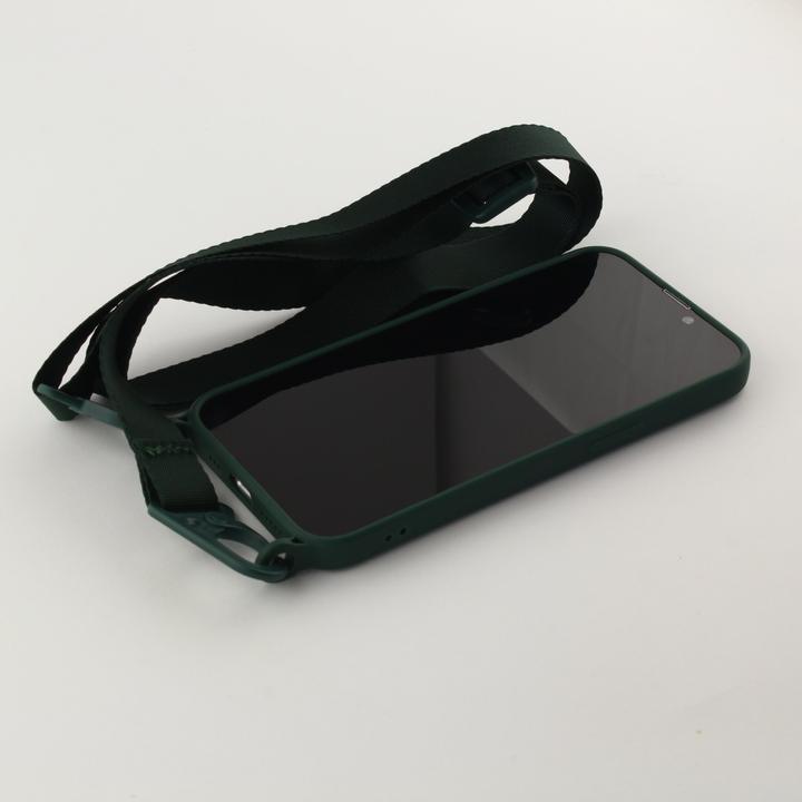 Actual product image PhoneLook Coque Silicone avec lanière et crochet (Apple iPhone 13 mini)