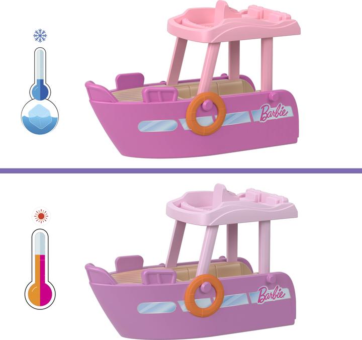 Produktbild Barbie Mini BarbieLand Traumboot mit Puppe
