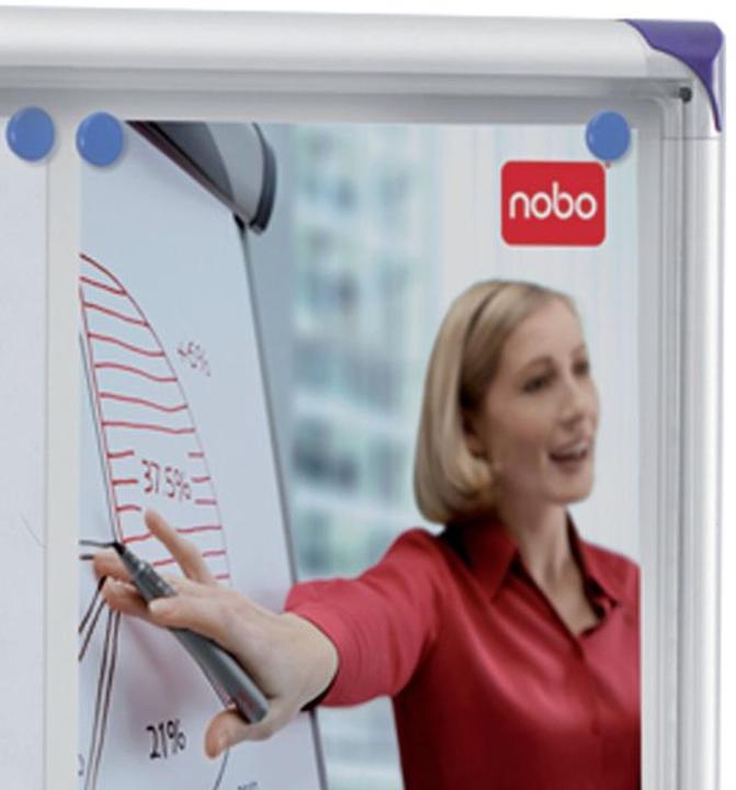 Produktbild Nobo Schaukasten extraflach mit Metallrückwand