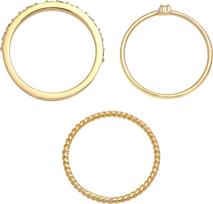 Immagine prodotto Elli Anello a fascia, set di anelli (64, 925 Argento)