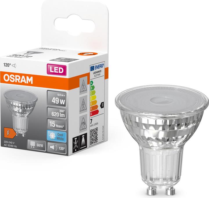 Produktbild Osram Led Star Par16 (GU10, 6.90 W, 620 lm, 1 x, F)
