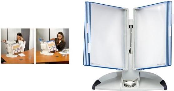Actual product image Tarifold Display board system Design 734301 DIN A4 blue with 10 display boards