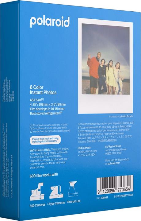 Actual product image Polaroid Color 600 (Now, OneStep+)