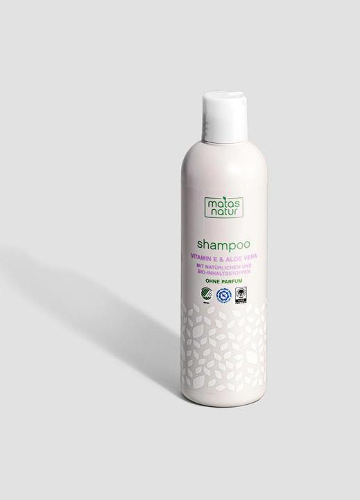 Image du produit Matas Shampooing naturel à l'aloe vera bio et à la vitamine E (400 ml, Shampoing liquide)