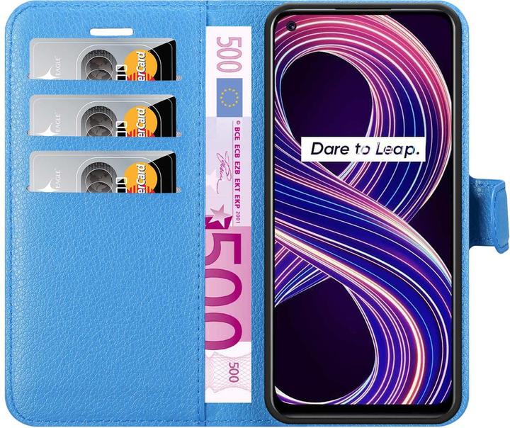 Produktbild Cadorabo Book Stand Hülle für Realme 8 5G / V13 / Q3 / Q3i / Narzo 30 5G (Realme Narzo 30 5G, Realme V13, Realme Q3i 5G)