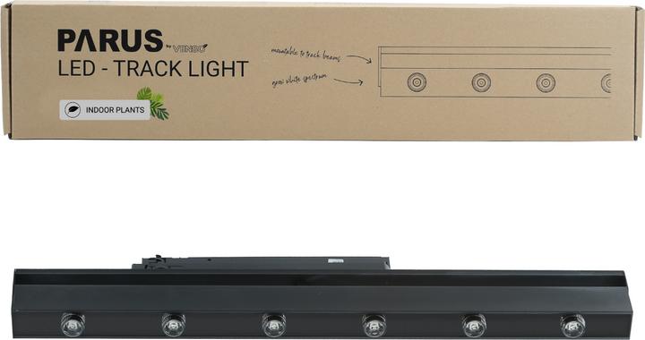 Parus by Venso Grow Light Track Lights 60cm schwarz, Abstrahlwinkel 90° (LED, 245 V)