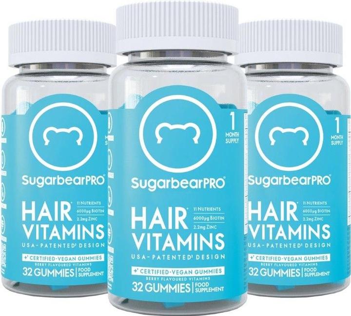 Sugarbear Hair Vitamins Gummies (3 Stück, Gummies, 450 g)
