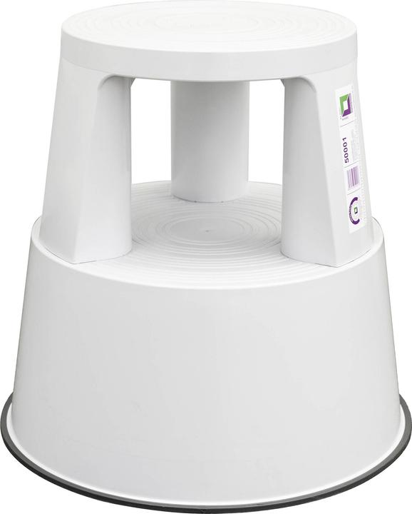 Productafbeelding Munk Roltraptreden kunststof RAL 7035 lichtgrijs (Steigers, 45 cm)