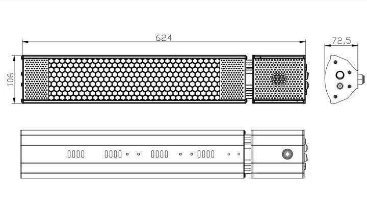 Produktbild Activejet Stahl-Terrassenheizer APH-IW2000 (2000 W)