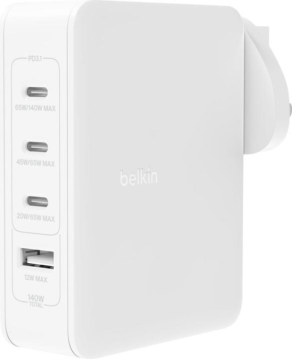Actual product image Belkin Boost Charge Pro 4-Port GaN Charger (140 W)