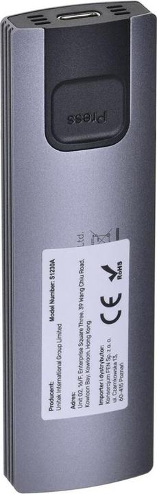 Actual product image Unitek OBUDOWA DYSKU M.2 NVME/SATA 10 GBPS S1230A (M.2 2280, M.2 2230, M.2 2260, M.2 2242)