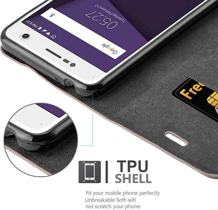 Actual product image Cadorabo Book Invisible Magnet Cover (ZTE Blade V8)
