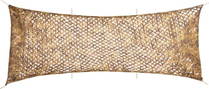 VidaXL Tarnnetz mit Aufbewahrungstasche 623x203 cm Sandfarbe