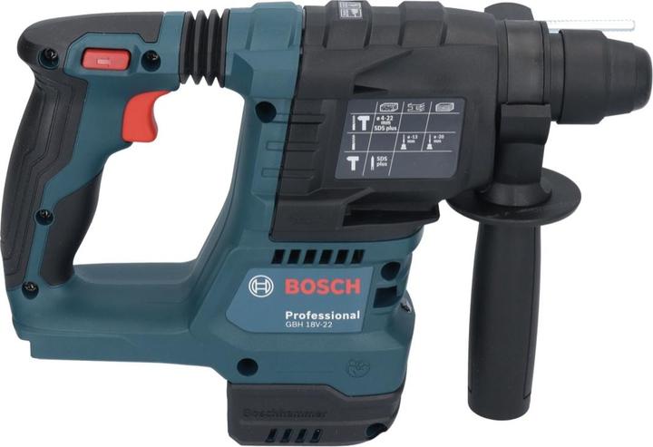 Produktbild Bosch Professional Bosch GBH 18V-22 Professional Akku Bohrhammer 18 V 1,9 J SDS Plus Brushless + 1x Akku 4,0 Ah + (Akkubetrieb)
