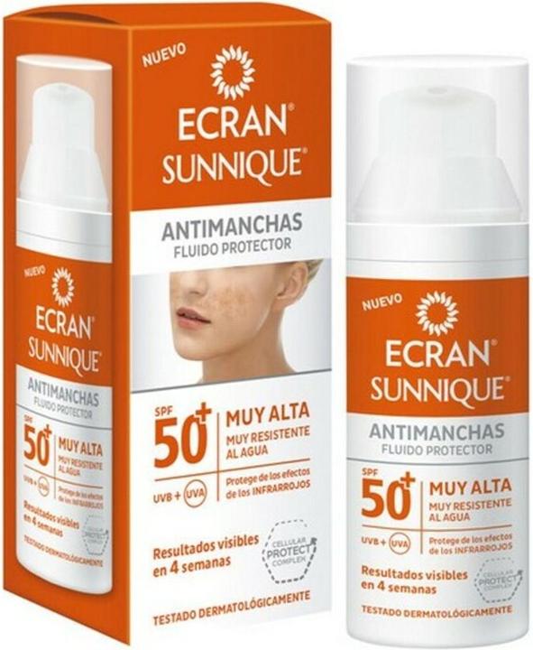 Image du produit Ecran SUNNIQUE antimanchas facial SPF50+ 50 ml (Crème solaire visage, SPF 50, 50 ml)