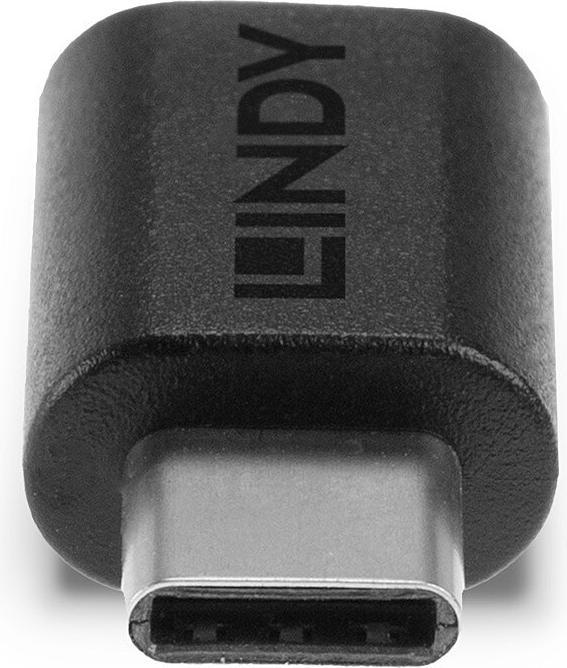 Actual product image Lindy USB 2.0 Adapter Type C / Micro-B USB Type C Plug / Type Micro-B Coupling (USB 2.0)