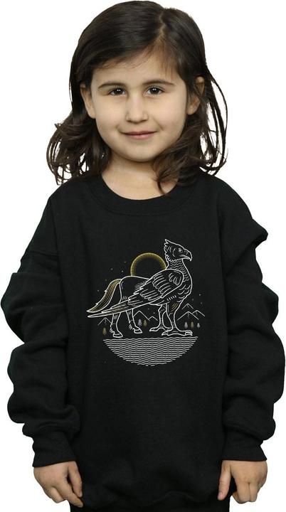 Immagine prodotto Buckbeak Line Art Felpa Ragazze (116)