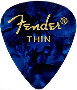 Produktbild Fender Picks 351 thin/blue moto (12) (12 x)