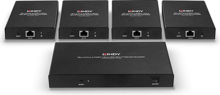 Produktbild Lindy 4 Port HDMI Splitter, Extender