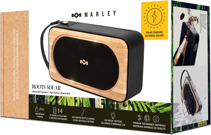 Immagine prodotto House of Marley Roots Solar Bluetooth Lautsprecher (14 h, Pannello solare)