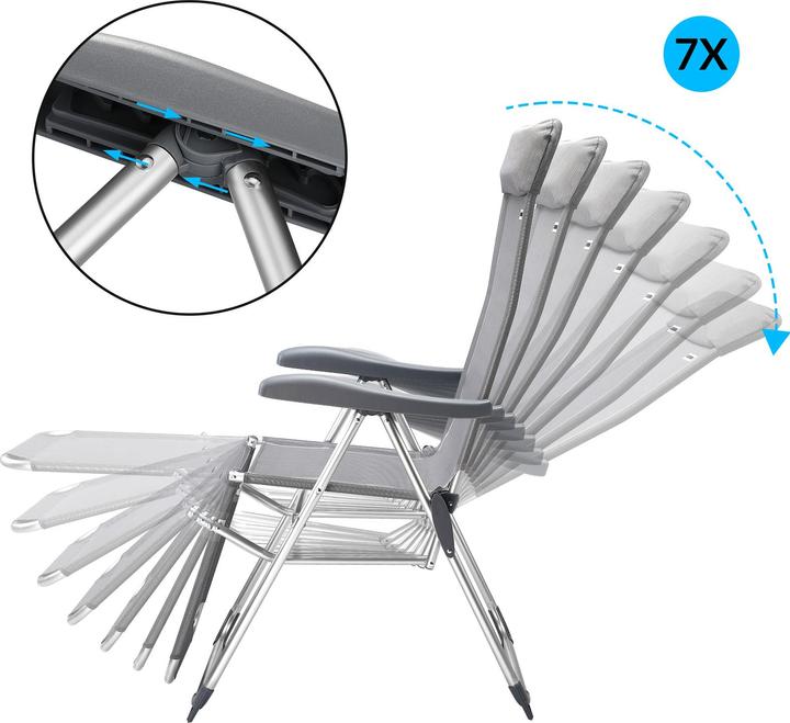 Actual product image Casaria Set of 2 garden chairs