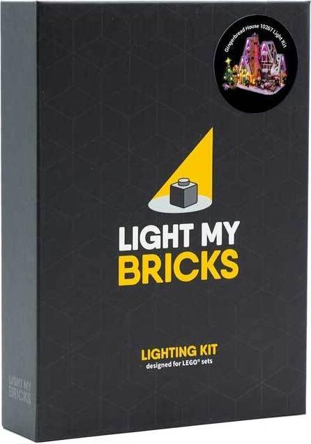 Actual product image Light my bricks LED light set for LEGO gingerbread house