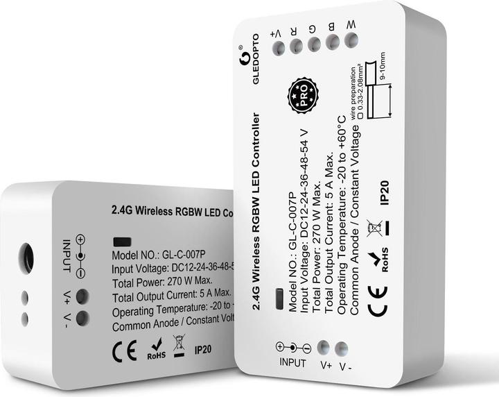 Produktbild Gledopto Controller Zigbee 3.0 RGBW