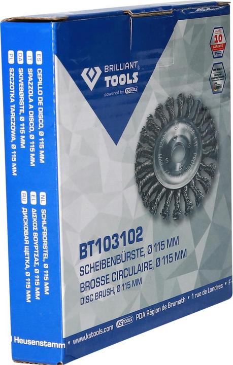 Immagine prodotto Brilliant Tools Spazzola a disco, Ø 115 mm
