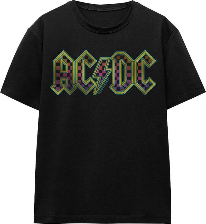Immagine prodotto AC/DC Maglietta Logo a Scacchiera Gradiente Adulto Unisex (XL)