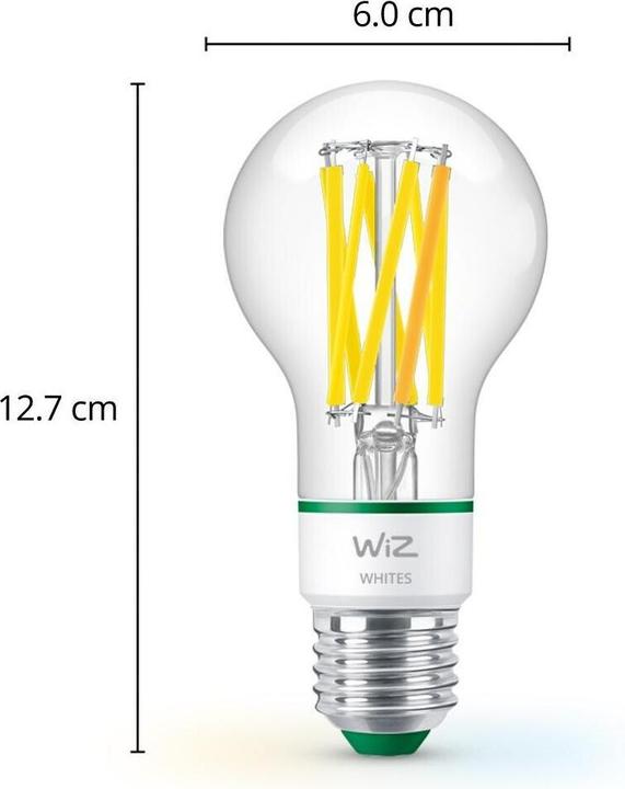 Produktbild WiZ Filament-Lampe (E27, 4.30 W, 903 lm, 1 x, A)