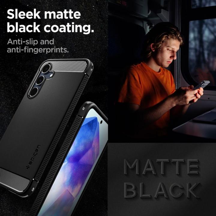 Actual product image Spigen Rugged Armor (Samsung Galaxy A55)