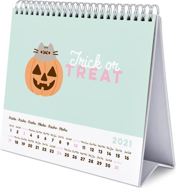Immagine prodotto Pusheen Calendario da tavolo della Collezione Foodie 2021 (17 x 20 cm)