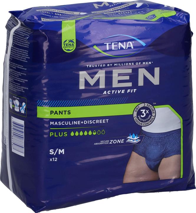 Actual product image Tena Men Active Fit Pants (12 x, Regular)