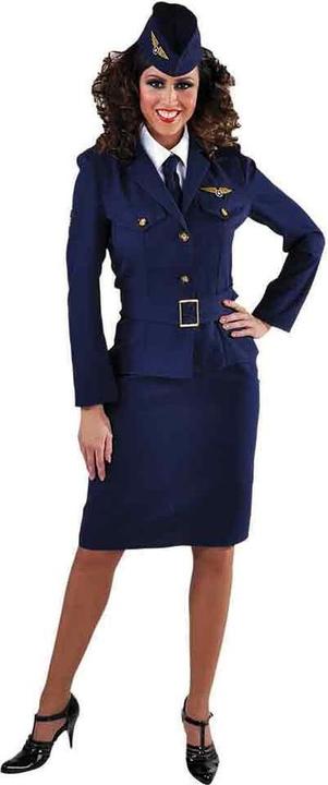Actual product image Magic by Freddie Ladies Dress RAF 1940's, 5-Piece, Blue (S)
