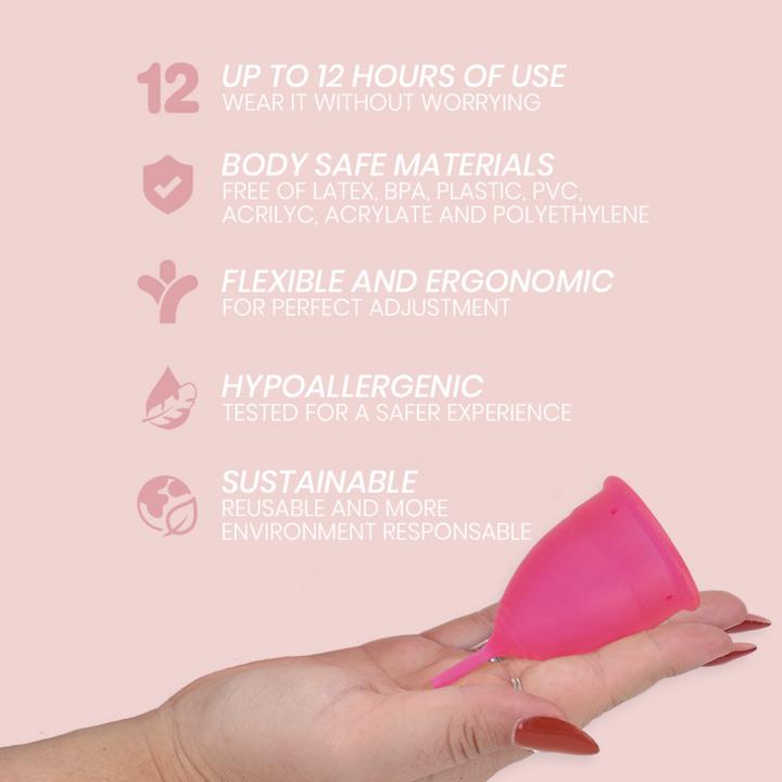 Actual product image Intimichic Copa Menstrual Silicona Medica S (S)