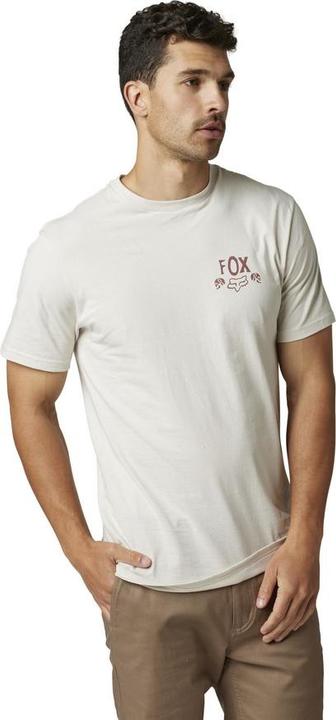 Image du produit Fox Tee 22 No Contest Ss Prem Vin Wht M (M)