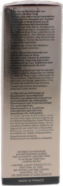 Actual product image Lancôme Absolue Oléo Serum (30 ml)