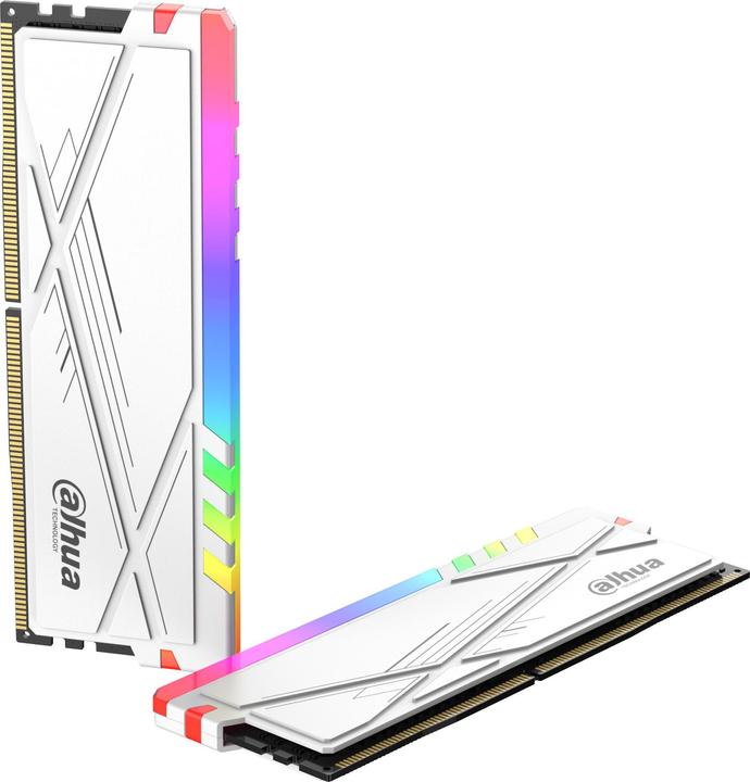 Actual product image Dahua DDR4 PC3600 16GB (2x8) C600 Series RGB White (2 x 8GB, 3600 MHz, DDR4-RAM, DIMM)