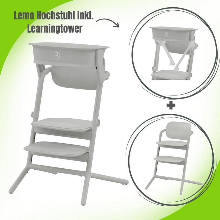 Produktbild Cybex Lemo Hochstuhl inkl. Learning Tower / Lernturm-Aufsatz