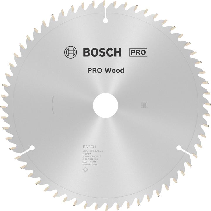 Immagine prodotto Bosch Professional Zubehör Lama circolare per legno PRO, 254 x 2 x 30 mm