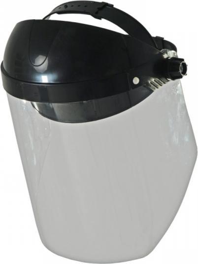 Produktbild Dedra Gesichtsschutz transparent, Länge 24 cm, mit Visier – BHST04