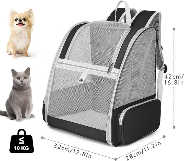 Produktbild Bow Calico Haustierrucksack (Hund, Katze, Faltbar, Atmungsaktiv)